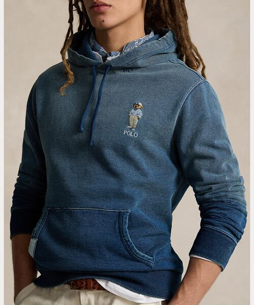 POLO RALPH LAUREN / ポロ ラルフ ローレン パーカー | Polo ベア インディゴ フレンチ テリー フーディ | 詳細4