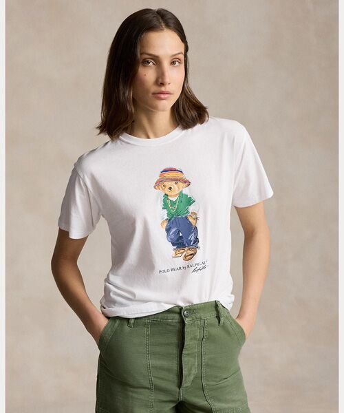 POLO RALPH LAUREN / ポロ ラルフ ローレン Tシャツ | Polo ベア コットン ジャージー Tシャツ | 詳細4