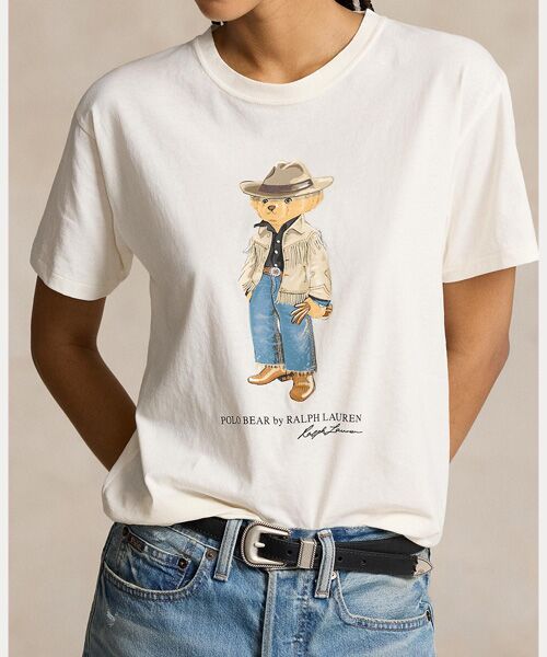 POLO RALPH LAUREN / ポロ ラルフ ローレン Tシャツ | Polo ベア コットン ジャージー Tシャツ | 詳細3