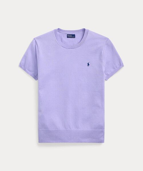 POLO RALPH LAUREN / ポロ ラルフ ローレン ニット・セーター | コットンブレンド ショートスリーブ セーター | 詳細1