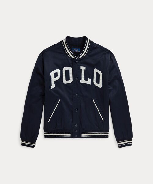 POLO RALPH LAUREN / ポロ ラルフ ローレン その他アウター | (ボーイズ 8才～20才)ロゴ ツイル ベースボール ジャケット | 詳細1