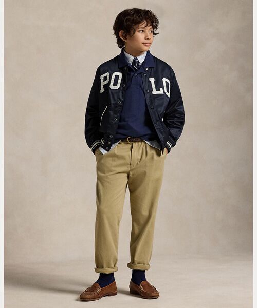 POLO RALPH LAUREN / ポロ ラルフ ローレン その他アウター | (ボーイズ 8才～20才)ロゴ ツイル ベースボール ジャケット | 詳細3