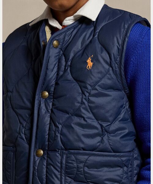 POLO RALPH LAUREN / ポロ ラルフ ローレン ダウンジャケット・ベスト | (ボーイズ 8才～20才)リバーシブル リップストップ & フリース ダウン ベスト | 詳細5