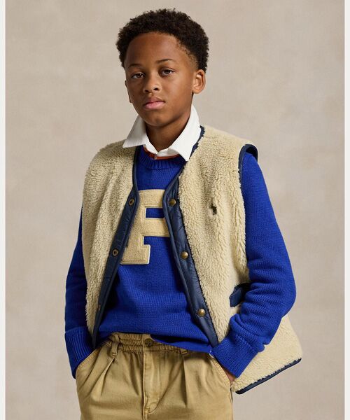 POLO RALPH LAUREN / ポロ ラルフ ローレン ダウンジャケット・ベスト | (ボーイズ 8才～20才)リバーシブル リップストップ & フリース ダウン ベスト | 詳細6