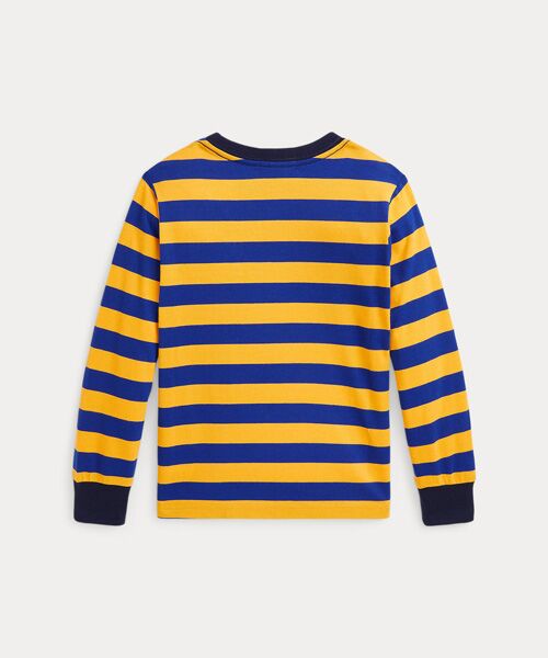 POLO RALPH LAUREN / ポロ ラルフ ローレン Tシャツ | (ボーイズ 2才～7才)ストライプド コットン ロングスリーブ ポケット Tシャツ | 詳細1