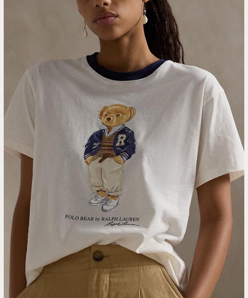 POLO RALPH LAUREN / ポロ ラルフ ローレン Tシャツ | Polo ベア コットン ジャージー Tシャツ | 詳細4