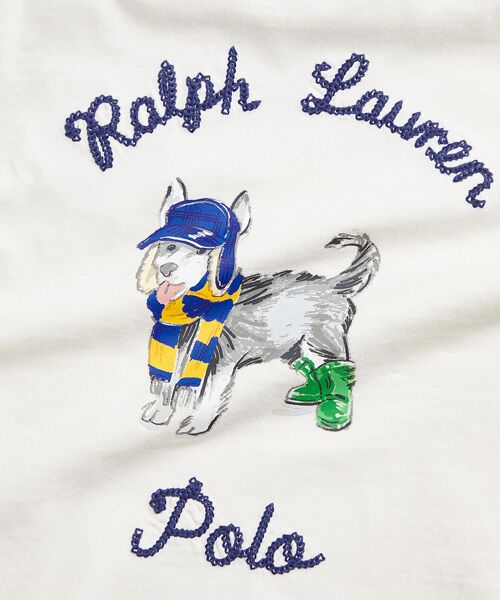 POLO RALPH LAUREN / ポロ ラルフ ローレン Tシャツ | (ベビー)ドッグプリント コットン ロングスリーブ Tシャツ | 詳細2