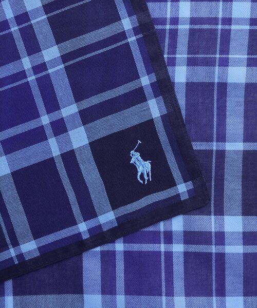 POLO RALPH LAUREN / ポロ ラルフ ローレン ハンカチ | プラッド コットン ハンカチーフ | 詳細1