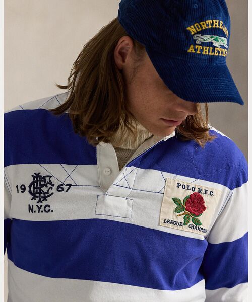 POLO RALPH LAUREN / ポロ ラルフ ローレン ポロシャツ | クラシック フィット ストライプド ジャージー ラグビー シャツ | 詳細5