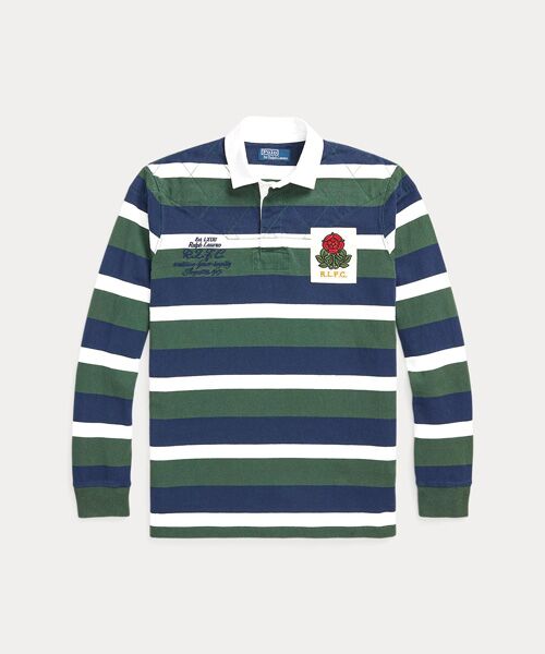 POLO RALPH LAUREN / ポロ ラルフ ローレン ポロシャツ | クラシック フィット ストライプド ジャージー ラグビー シャツ | 詳細1