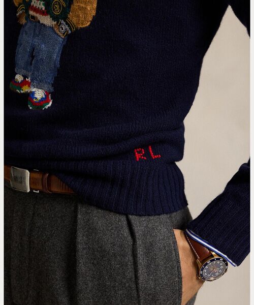 POLO RALPH LAUREN / ポロ ラルフ ローレン ニット・セーター | Polo ベア ウールカシミヤ セーター | 詳細4