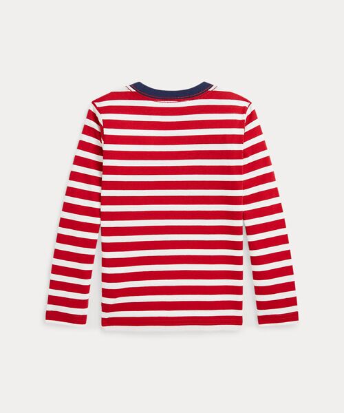 POLO RALPH LAUREN / ポロ ラルフ ローレン Tシャツ | (ボーイズ 2才～7才)ロゴ ストライプド コットン ロングスリーブ Tシャツ | 詳細1