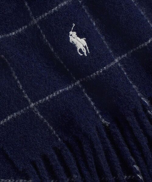 POLO RALPH LAUREN / ポロ ラルフ ローレン マフラー・ショール・スヌード・ストール | リバーシブル ウィンドウペン ウールブレンド マフラー | 詳細1