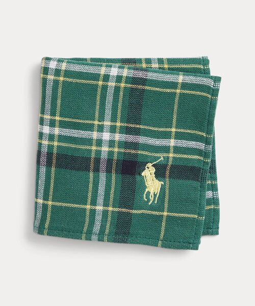 POLO RALPH LAUREN / ポロ ラルフ ローレン ハンカチ | チェック コットン テリー ハンド タオル | 詳細2