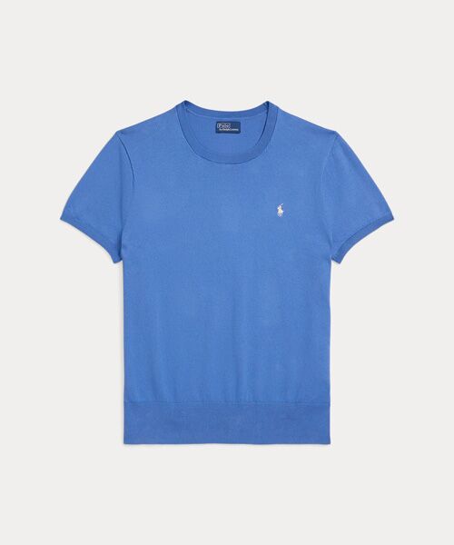 POLO RALPH LAUREN / ポロ ラルフ ローレン ニット・セーター | コットンブレンド ショートスリーブ セーター | 詳細1