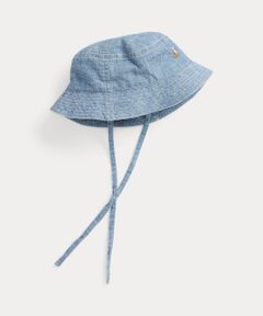 POLO RALPH LAUREN / ポロ ラルフ ローレン ハット | (ベビー)インディゴ コットン シャンブレー ハット