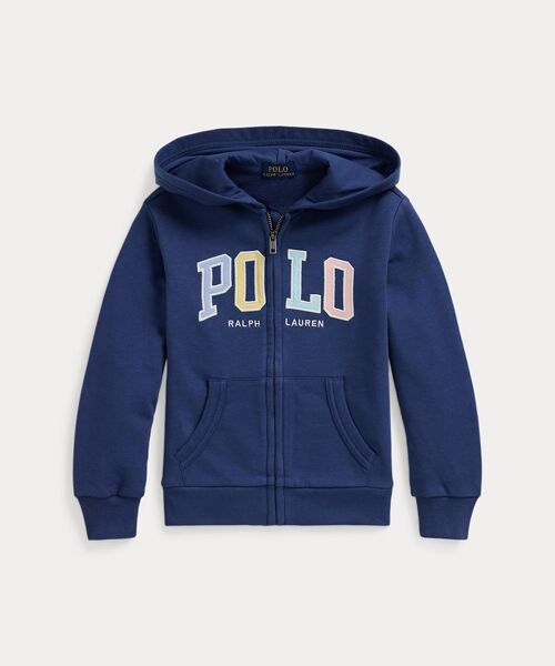 POLO RALPH LAUREN/ポロ ラルフ ローレン (ボーイズ 2才~7才)ロゴ フレンチ テリー フルジップ フーディ 410ネイビー 3 POLO RALPH LAUREN/ポロ ラルフ ローレン (ボーイズ 2才~7才)ロゴ フレンチ テリー フルジップ フーディ 410ネイビー 3