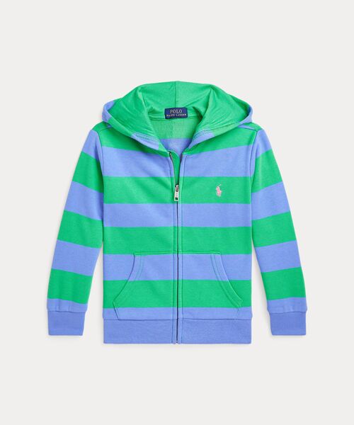 POLO RALPH LAUREN/ポロ ラルフ ローレン (ボーイズ 2才~7才)ストライプド フレンチ テリー フルジップ フーディ 999マルチカラー 6 POLO RALPH LAUREN/ポロ ラルフ ローレン (ボーイズ 2才~7才)ストライプド フレンチ テリー フルジップ フーディ 999マルチカラー 6