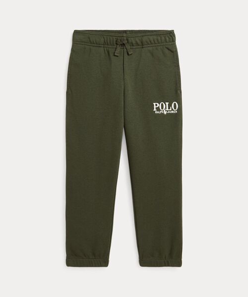 POLO RALPH LAUREN/ポロ ラルフ ローレン (ボーイズ 2才~7才)ロゴ フレンチ テリー スウェットパンツ 301グリーン 7 POLO RALPH LAUREN/ポロ ラルフ ローレン (ボーイズ 2才~7才)ロゴ フレンチ テリー スウェットパンツ 301グリーン 7