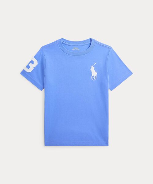POLO RALPH LAUREN/ポロ ラルフ ローレン (ボーイズ 2才~7才)Big Pony コットン ジャージー Tシャツ 400ブルー 7 POLO RALPH LAUREN/ポロ ラルフ ローレン (ボーイズ 2才~7才)Big Pony コットン ジャージー Tシャツ 400ブルー 7
