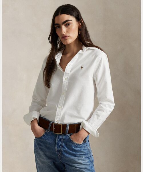 POLO RALPH LAUREN/ポロ ラルフ ローレン クラシック フィット コットン オックスフォード シャツ 100ホワイト XXS POLO RALPH LAUREN/ポロ ラルフ ローレン クラシック フィット コットン オックスフォード シャツ 100ホワイト XXS