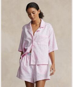 Ralph Lauren ピンク ルームウェア Lサイズ 半袖＆長ズボンセット
