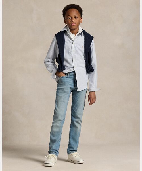 POLO RALPH LAUREN/ポロ ラルフ ローレン (ボーイズ 8才~20才)Hampton ストレート ストレッチ ジーンズ 400ブルー 12 POLO RALPH LAUREN/ポロ ラルフ ローレン (ボーイズ 8才~20才)Hampton ストレート ストレッチ ジーンズ 400ブルー 12