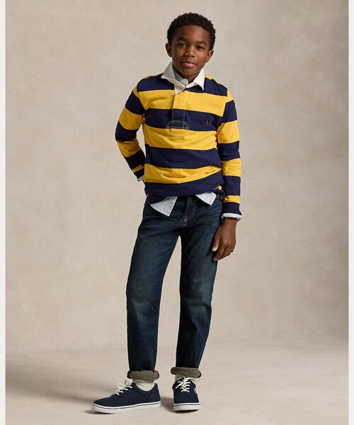 POLO RALPH LAUREN/ポロ ラルフ ローレン (ボーイズ 8才~20才)Hampton ストレート ストレッチ ジーンズ 400ブルー 16 POLO RALPH LAUREN/ポロ ラルフ ローレン (ボーイズ 8才~20才)Hampton ストレート ストレッチ ジーンズ 400ブルー 16