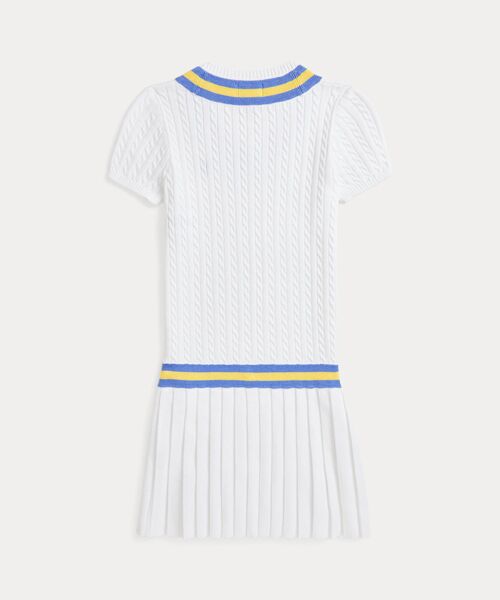 POLO RALPH LAUREN / ポロ ラルフ ローレン ミニ丈・ひざ丈ワンピース | (ガールズ 7才～16才)クリケットストライプ コットン セーター ドレス | 詳細1