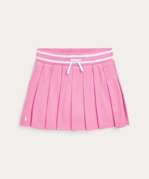POLO RALPH LAUREN/ポロ ラルフ ローレン (ガールズ 2才~6才)プリ―テッド コットン ジャージー スコート 650ピンク 4 POLO RALPH LAUREN/ポロ ラルフ ローレン (ガールズ 2才~6才)プリ―テッド コットン ジャージー スコート 650ピンク 4