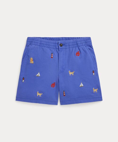 POLO RALPH LAUREN/ポロ ラルフ ローレン (ボーイズ 8才~20才)Polo プレップスター エンブロイダリー チノ ショートパンツ 400ブルー 8 POLO RALPH LAUREN/ポロ ラルフ ローレン (ボーイズ 8才~20才)Polo プレップスター エンブロイダリー チノ ショートパンツ 400ブルー 8