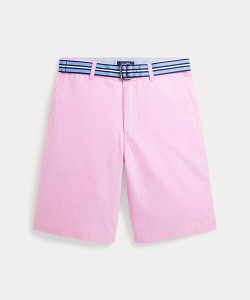 POLO RALPH LAUREN/ポロ ラルフ ローレン (ボーイズ 8才~20才)ベルテッド コットン オックスフォード ショートパンツ 650ピンク 16 POLO RALPH LAUREN/ポロ ラルフ ローレン (ボーイズ 8才~20才)ベルテッド コットン オックスフォード ショートパンツ 650ピンク 16