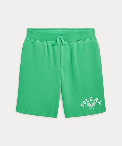 POLO RALPH LAUREN/ポロ ラルフ ローレン (ボーイズ 8才~20才)ロゴ フリース ショートパンツ 300グリーン M POLO RALPH LAUREN/ポロ ラルフ ローレン (ボーイズ 8才~20才)ロゴ フリース ショートパンツ 300グリーン M
