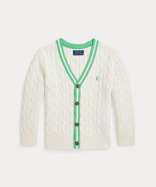 POLO RALPH LAUREN/ポロ ラルフ ローレン (ボーイズ 2才~7才)コットン クリケット カーディガン 101ナチュラル 6 POLO RALPH LAUREN/ポロ ラルフ ローレン (ボーイズ 2才~7才)コットン クリケット カーディガン 101ナチュラル 6