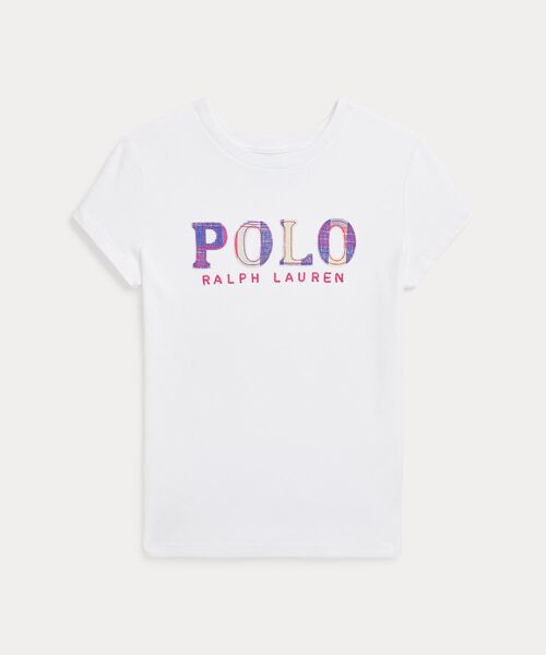 POLO RALPH LAUREN/ポロ ラルフ ローレン (ガールズ 7才~16才)ロゴ コットン ジャージー Tシャツ 100ホワイト XL POLO RALPH LAUREN/ポロ ラルフ ローレン (ガールズ 7才~16才)ロゴ コットン ジャージー Tシャツ 100ホワイト XL