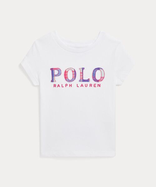 POLO RALPH LAUREN/ポロ ラルフ ローレン (ガールズ 2才~6才)ロゴ コットン ジャージー Tシャツ 100ホワイト 3 POLO RALPH LAUREN/ポロ ラルフ ローレン (ガールズ 2才~6才)ロゴ コットン ジャージー Tシャツ 100ホワイト 3