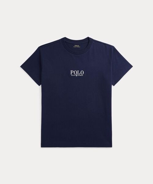 POLO RALPH LAUREN/ポロ ラルフ ローレン (ボーイズ 8才~20才)ロゴ ヘビーウェイト コットン ジャージー Tシャツ 410ネイビー L POLO RALPH LAUREN/ポロ ラルフ ローレン (ボーイズ 8才~20才)ロゴ ヘビーウェイト コットン ジャージー Tシャツ 410ネイビー L