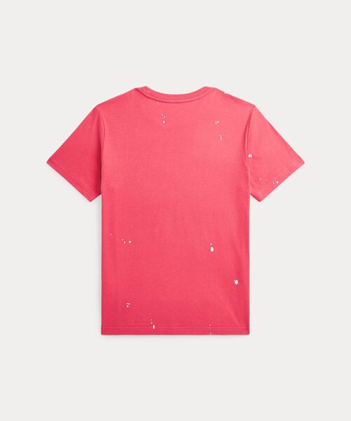 ラルフローレン　Tシャツ ドッグプリント コットン ジャージー Tシャツ