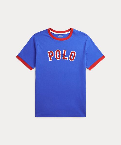 POLO RALPH LAUREN/ポロ ラルフ ローレン (ボーイズ 8才~20才)ベースボールロゴ コットン ジャージー Tシャツ 400ブルー XL POLO RALPH LAUREN/ポロ ラルフ ローレン (ボーイズ 8才~20才)ベースボールロゴ コットン ジャージー Tシャツ 400ブルー XL