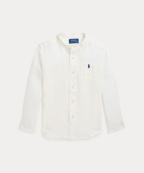 POLO RALPH LAUREN/ポロ ラルフ ローレン (ボーイズ 2才~7才)リネン シャツ 100ホワイト 7 POLO RALPH LAUREN/ポロ ラルフ ローレン (ボーイズ 2才~7才)リネン シャツ 100ホワイト 7