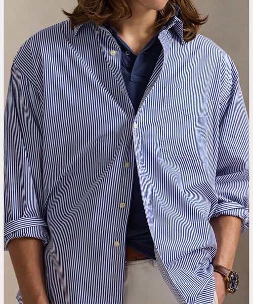 POLO RALPH LAUREN / ポロ ラルフ ローレン シャツ・ブラウス | ストライプド ビッグ シャツ | 詳細4