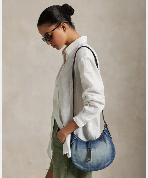 POLO RALPH LAUREN / ポロ ラルフ ローレン ショルダーバッグ | Polo ID デニム スモール ショルダー バッグ | 詳細4