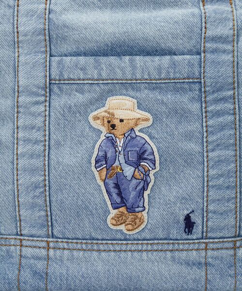 POLO RALPH LAUREN / ポロ ラルフ ローレン トートバッグ | Polo ベア デニム スモール トート | 詳細4