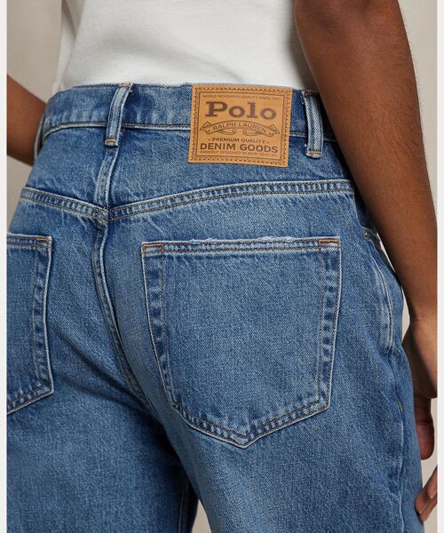リラックス ワイドレッグ ジーンズ （デニムパンツ）｜POLO