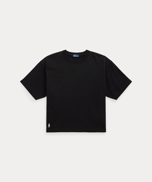 関税込み◎【ALAIA】リブ編みコットンジャージー製Tシャツ コットン ジャージー ロングスリーブ Tシャツ
