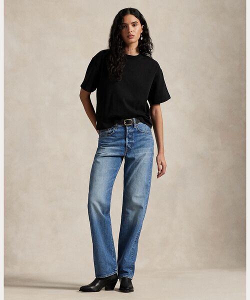 POLO RALPH LAUREN / ポロ ラルフ ローレン Tシャツ | コットン ジャージー クロップド クルーネック Tシャツ | 詳細2