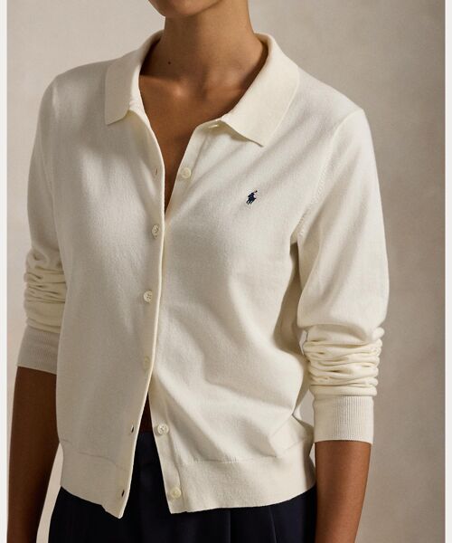 POLO RALPH LAUREN / ポロ ラルフ ローレン カーディガン・ボレロ | コットンブレンド Polo カーディガン | 詳細4