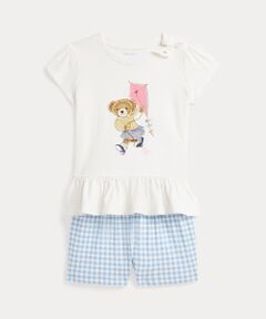 POLO RALPH LAUREN / ポロ ラルフ ローレン Tシャツ | (ベビー)Polo ベア コットン Tシャツ & ブルマー セット