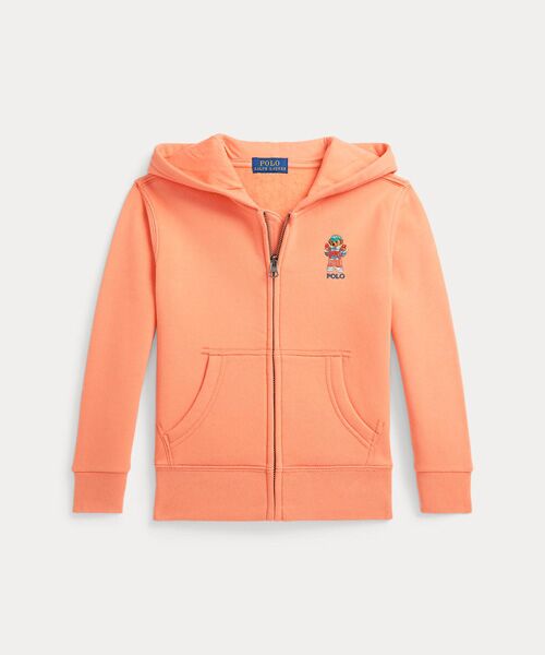 POLO RALPH LAUREN/ポロ ラルフ ローレン (ボーイズ 2才~7才)Polo ベア フリース フルジップ フーディ 800オレンジ 7 POLO RALPH LAUREN/ポロ ラルフ ローレン (ボーイズ 2才~7才)Polo ベア フリース フルジップ フーディ 800オレンジ 7