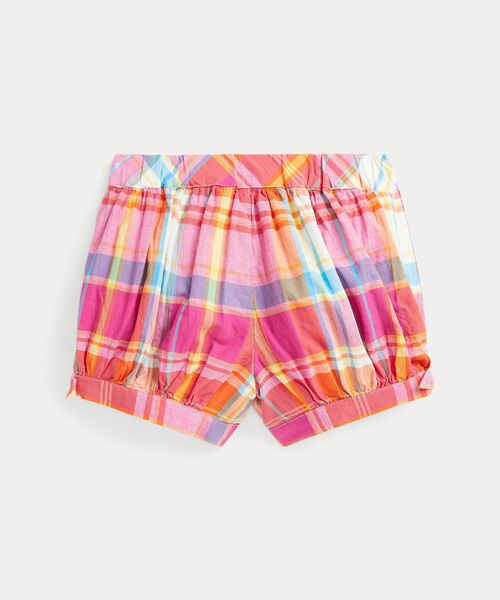 Ralph Laurenメンズカラフルストライプショートパンツ セール】 (ガールズ 2才～6才)ストライプド フリル コットン
